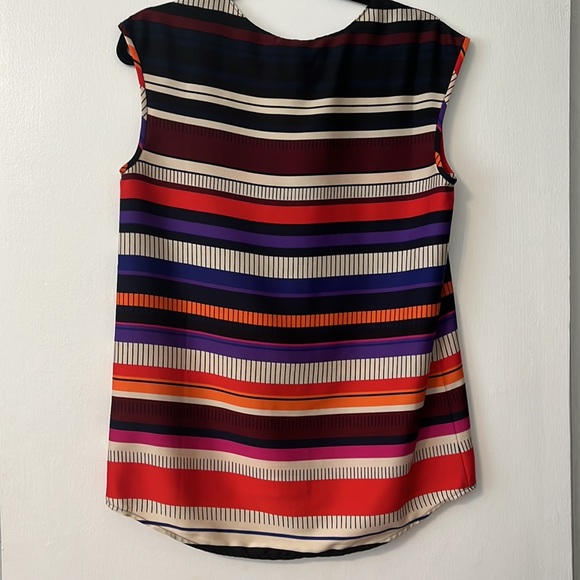 J.Crew Striped Silky Tank Size 4 - Picture 5 of 7